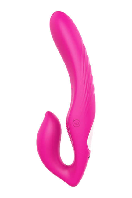 DOUBLE DIPPER VIBRERENDE STRAP-ON MET AFSTANDBEDIENING