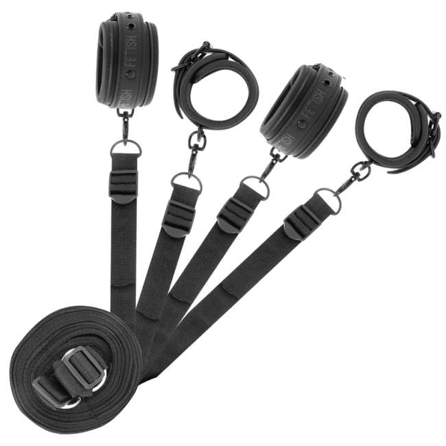 FETISH SUBMISSIVE BED BONDAGE SET