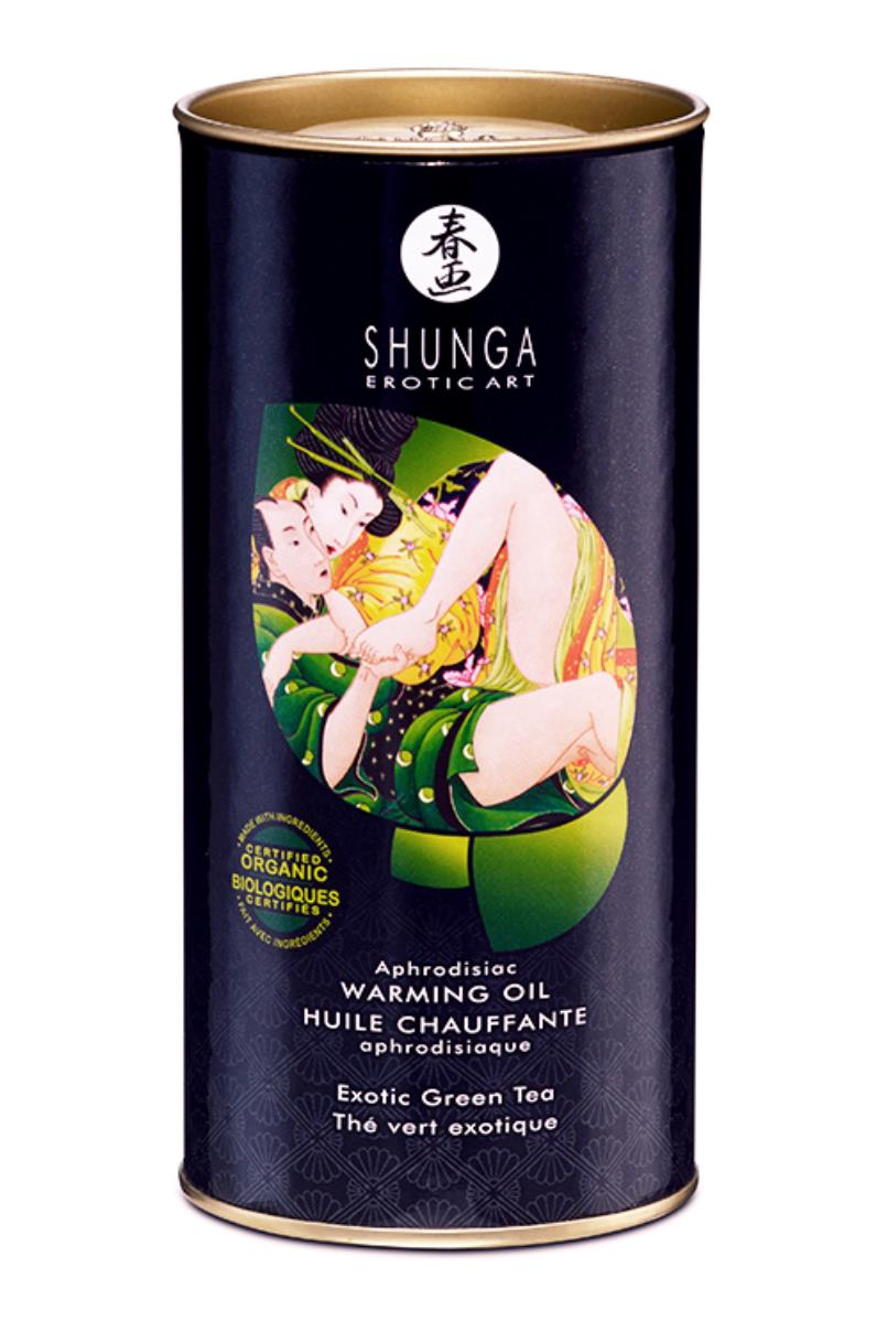 SHUNGA APHRODISAC VERWARMENDE OLIE EXOTIC GREEN TEA