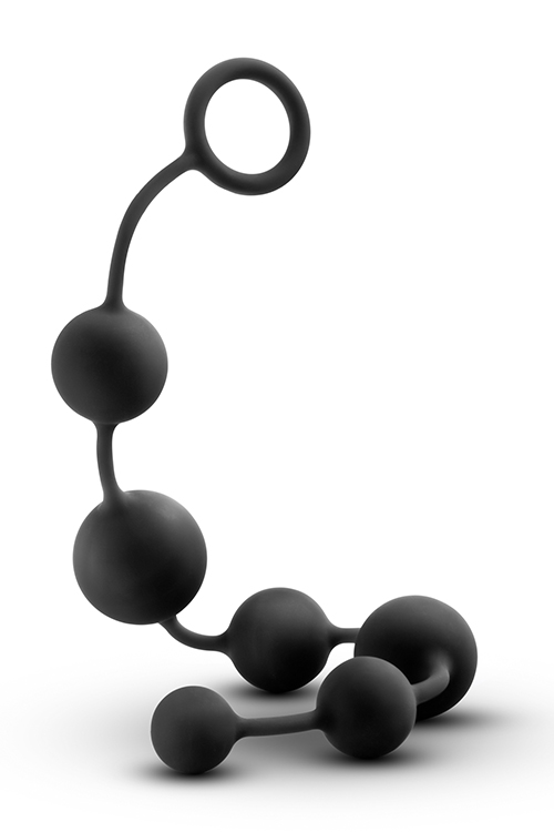 PERFORMANCE SILICONE ANAL BEADS BLACK