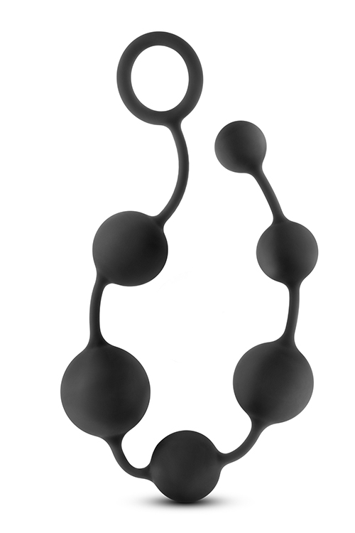 PERFORMANCE SILICONE ANAL BEADS BLACK