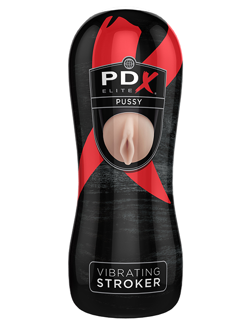 PDX ELITE VIBRERENDE STROKER VAGINA
