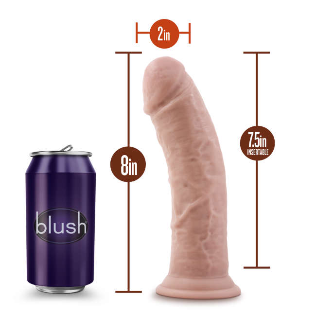 DR. SKIN 8" BASIC DILDO