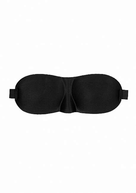 OUCH! GEVORMDE BLINDDOEK ZWART