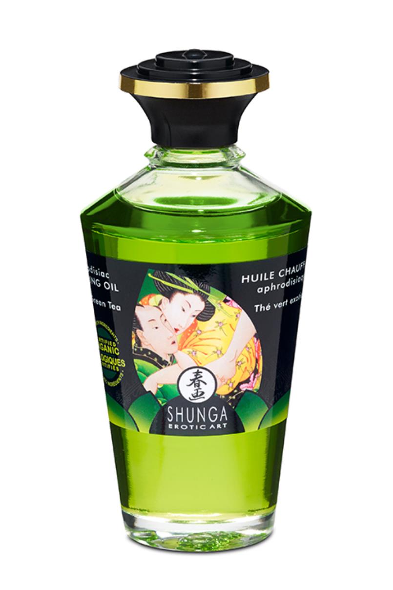 SHUNGA APHRODISAC VERWARMENDE OLIE EXOTIC GREEN TEA
