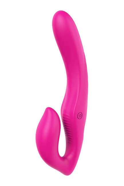 DOUBLE DIPPER VIBRERENDE STRAP-ON MET AFSTANDBEDIENING