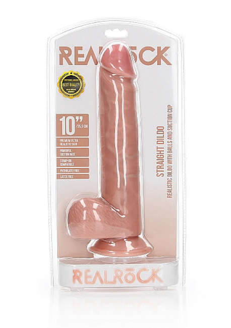 REAL COCK 10 INCH FLESH