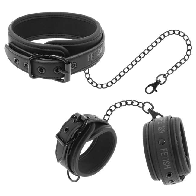 FETISH SUBMISSIVE HALSBAND EN BOEIEN SET