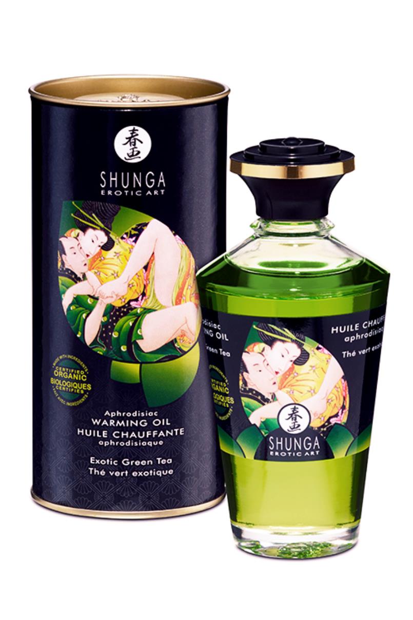 SHUNGA APHRODISAC VERWARMENDE OLIE EXOTIC GREEN TEA