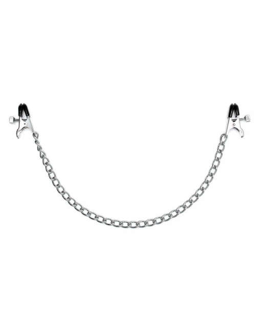 VERSTELBARE TEPELKLEMMEN MET KETTING MEDIUM