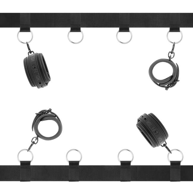 FETISH SUBMISSIVE LUXE BED BONDAGE SET